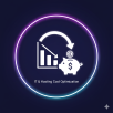 IT hosting cost optimization icon